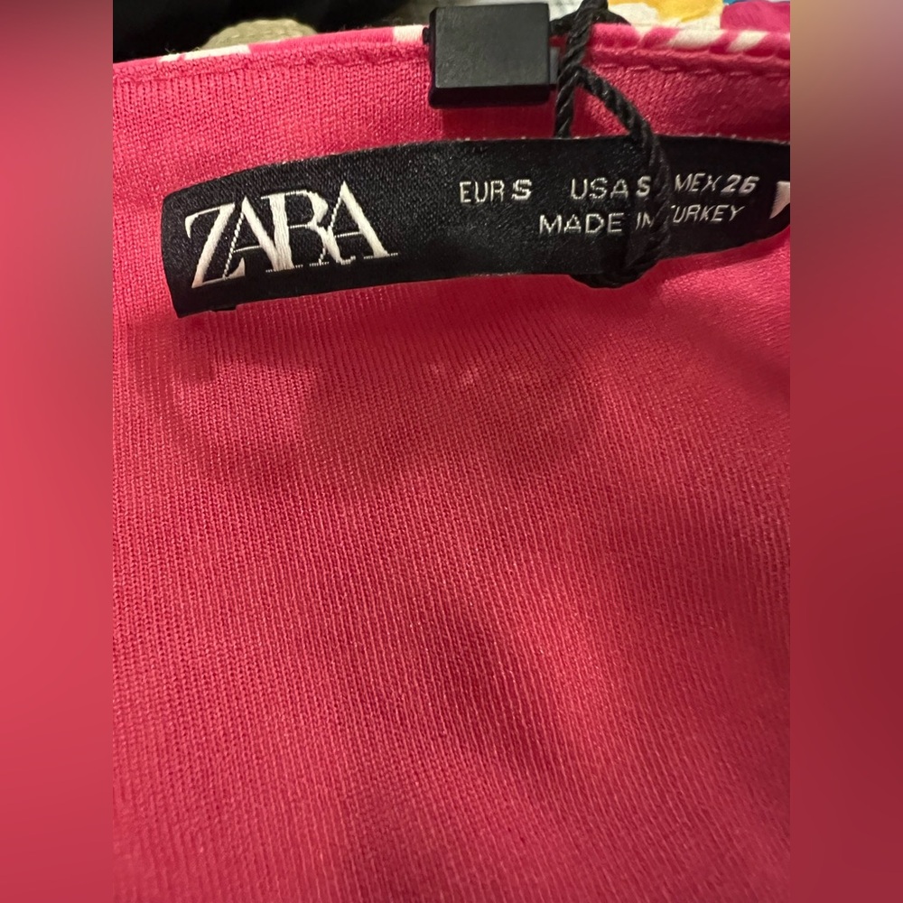 NWT Zara Floral Corset Bodysuit, Sz Small - Picture 7 of 7
